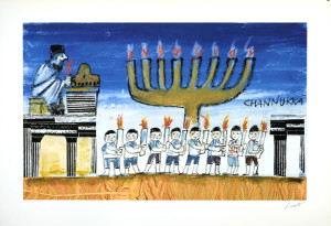 Chanukkah, immagine tratta dal sito www.ucei.it