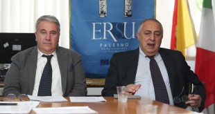 Il Neo Presidente dell'Ersu con Giuseppe Di Miceli con L'assessore regionale all’Istruzione e formazione professionale Roberto Lagalla.