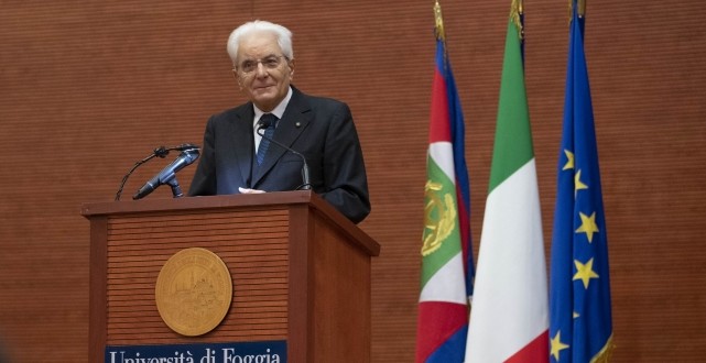 Presidente Mattarella a Foggia