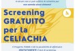 Locandina progetto screening celiachia