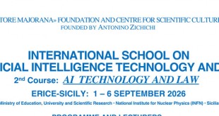 VANTAGGI E RISCHI DELL’USO DELL’INTELLIGENZA ARTIFICIALE. A ERICE (TP) SCIENZIATI DI TUTTO IL MONDO RIUNITI PER PROMUOVERE UN NUOVO CODICE ETICO GLOBALE